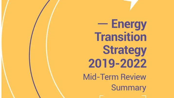 2019-2022 Energy Transition Strategy - Mid-Term Review