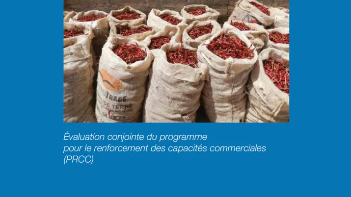Évaluation 2016 du Programme pour le renforcement des capacités commerciales (PRCC)