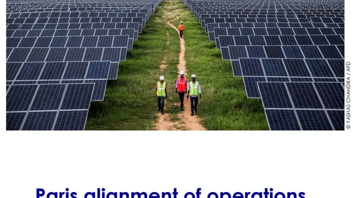 Paris Alignment of Operations with Financial Institutions - An AFD Group Perspective on the Need to Raise Collective Ambition