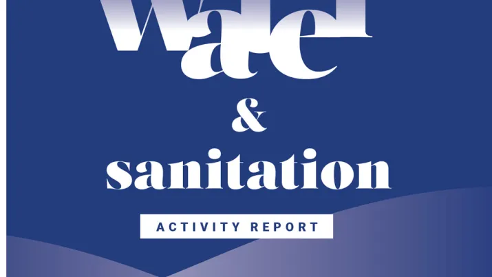 Water and Sanitation - 2022 Activity Report