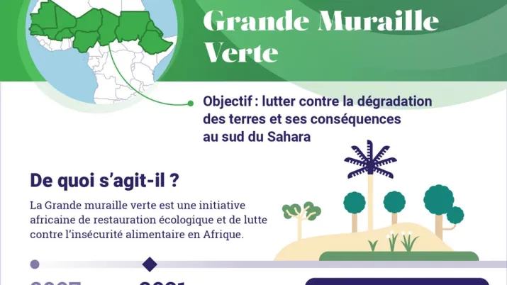 Infographie - L'initiative de la Grande muraille verte