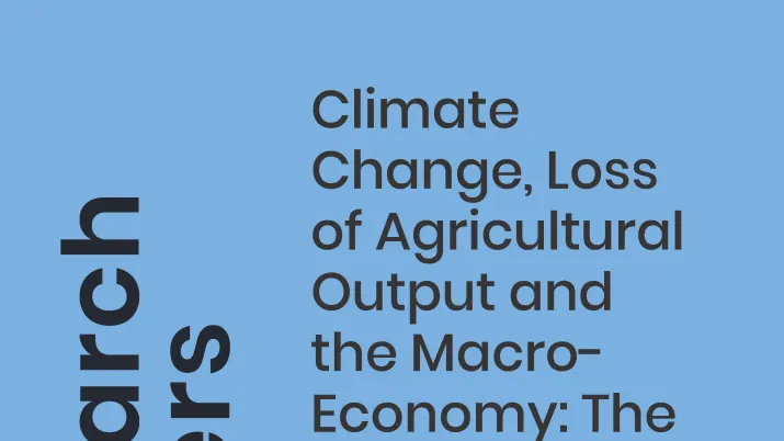 Climate Change, Loss of Agricultural Output and the Macro-Economy_couv1