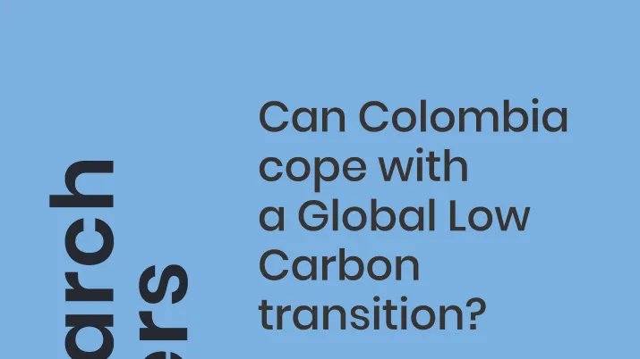 Can Colombia cope with a Global Low Carbon transition_couv1