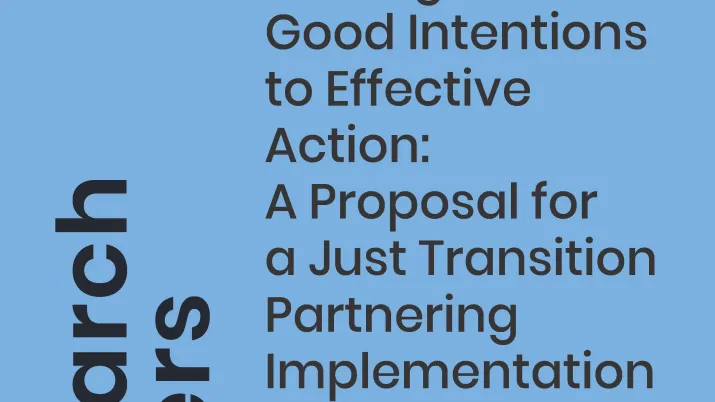 A Proposal for a Just Transition Partnering Implementation Model in South Africa_couv1
