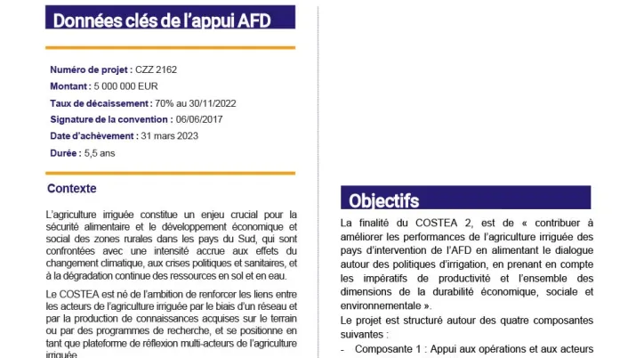 Comité scientifique et technique eau agricole (Costea2)