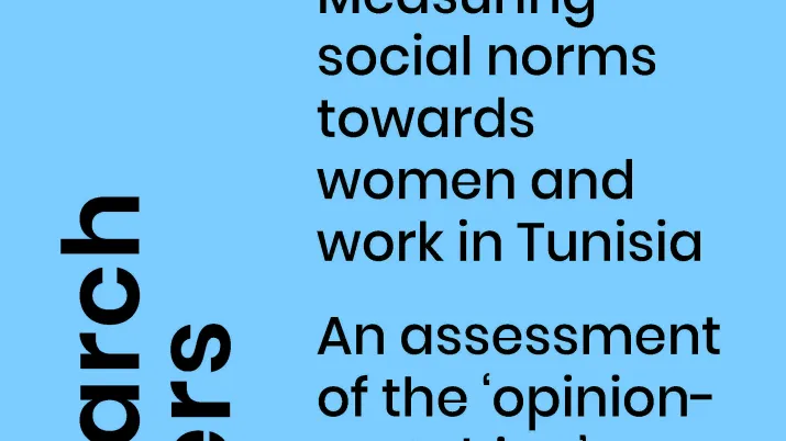 Measuring social norms towards women and work in Tunisia_couv1