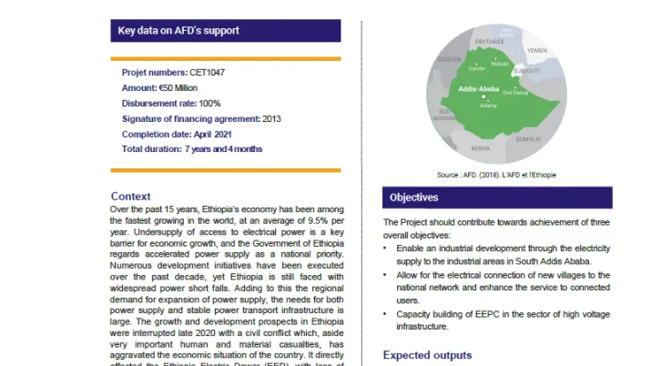 evaluation summary ethiopia energy CET1047
