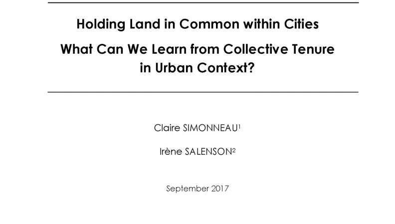 Holding Land in Common within Cities_couverture
