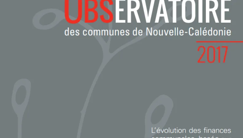 Observatoire des communes de Nouvelle-Calédonie 2017