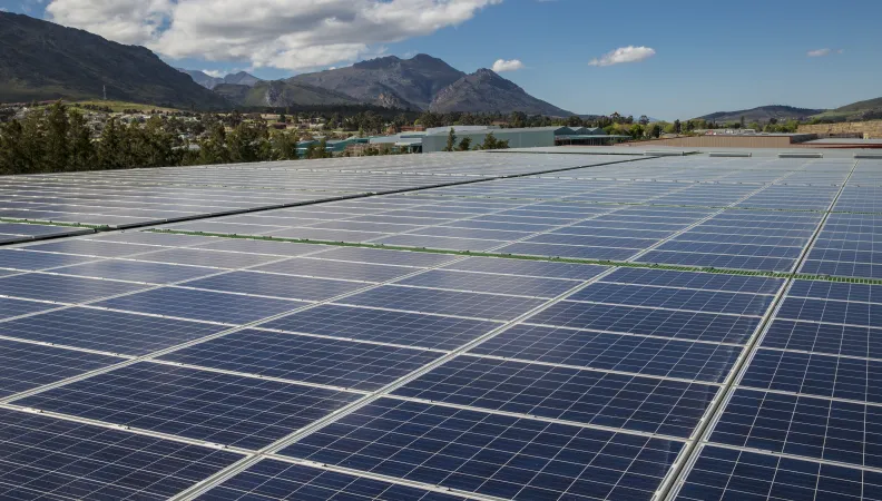 Panneaux solaires, Afrique du Sud