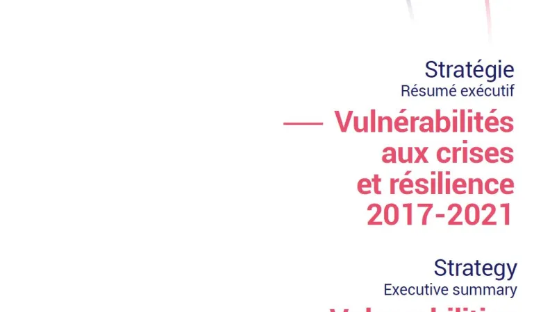 Stratégie Vulnérabilités aux crises et résilience 2017-2021