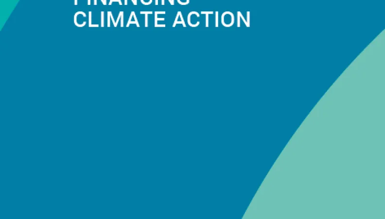 Financing climate action afd
