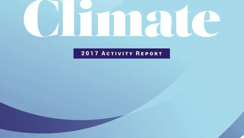 AFD Climate 2017 Activity Report