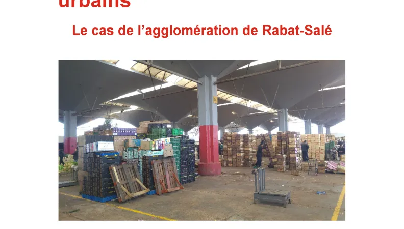 Etude sur les mutation de la gouvernance des systèmes alimentaires urbains à Rabat