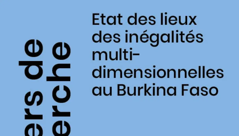 Pauvreté et sortants du système éducatif au Burkina Faso_couv1