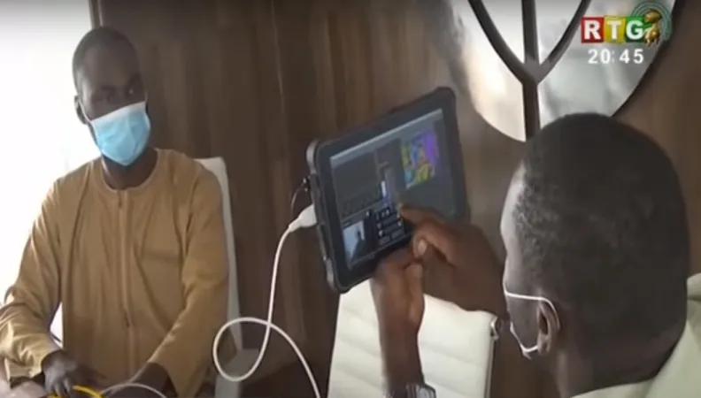 Tablette covid coronavirus Guinée AFD Tulip industry