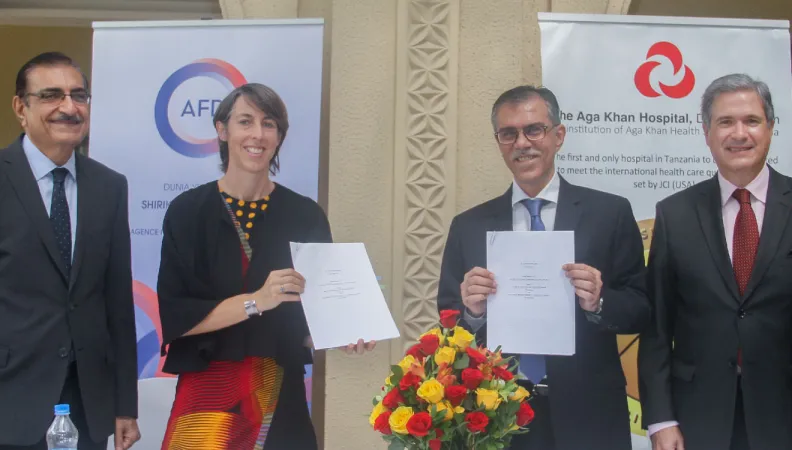 Aga Khan Health Service, Tanzania and agence francaise de developpement (afd) sign an agreement to establish an infectious disease unit in Dar es Salaam and Mwanza