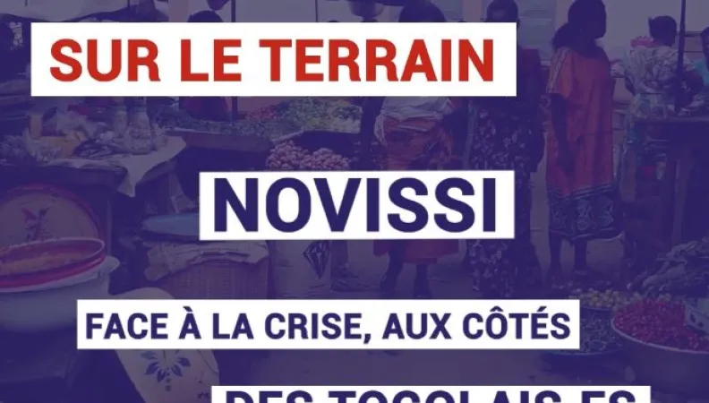 NOVISSI : face à la crise, aux côtés des Togolais.es