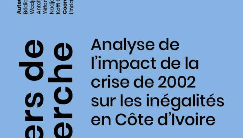 Impact de la crise de 2002 sur les inégalités en CI1