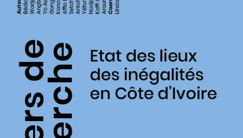 Etat des lieux des inégalités en Côte d’Ivoire1