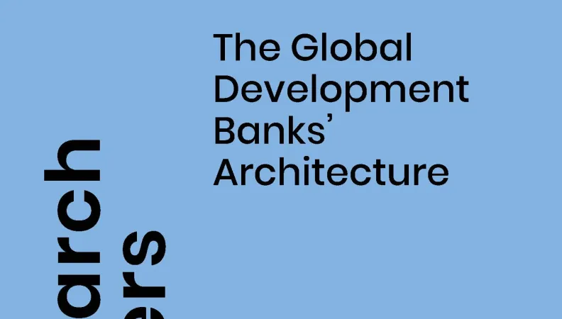 The Global Development Banks’ Architecture_couv