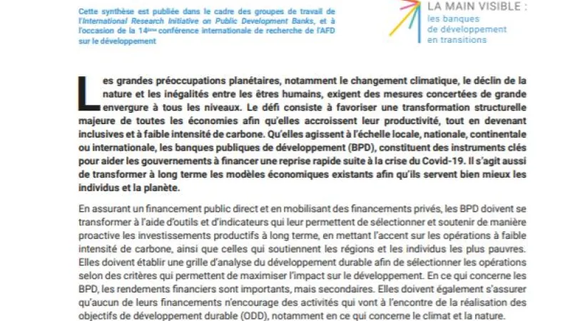 Synthese 10 Recos sur les PDBs