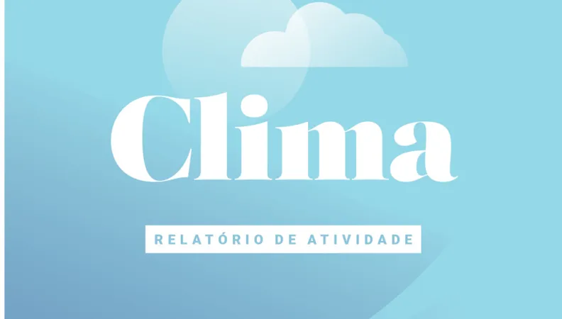 Clima - Relatório de atividade 2020