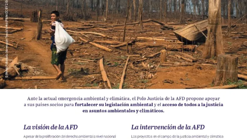 La AFD y la justicia ambiental y climática