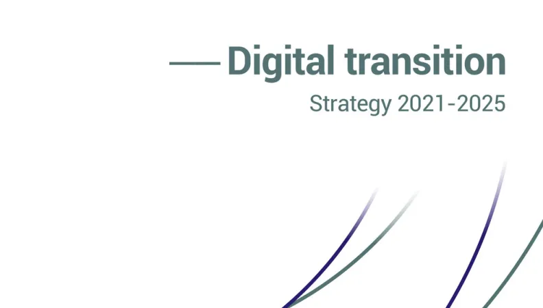 Digital Transition - 2021-2025 Strategy