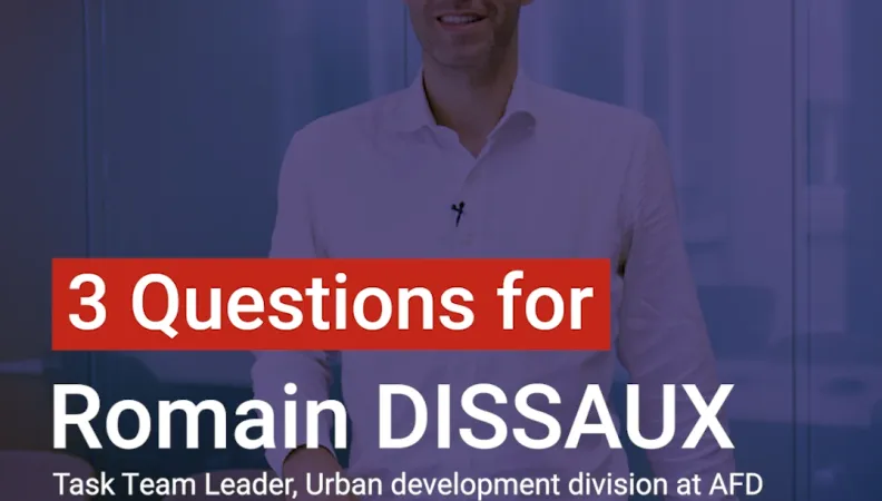Romain Dissaux: "in Conakry this result in a system for capturing biogas"