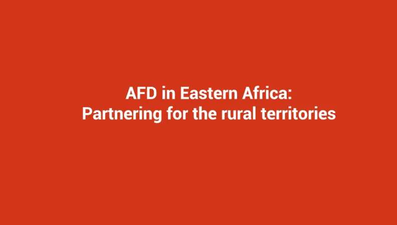 AFD in Eastern Africa: Partnering for the rural territories