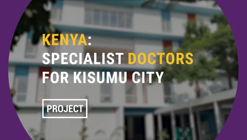 Kenya: specialist doctors in Kisumu City