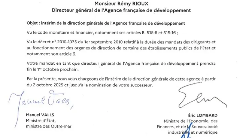 Lettre Rémy Rioux