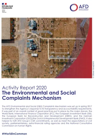 The Environmental and Social Complaints Mechanism - 2020 Activity Report