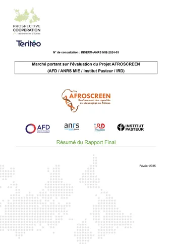 Evaluation du projet Afro-Screen de renforcement des capacités de séquençage génomique pour surveiller les pathogènes émergents en Afrique 