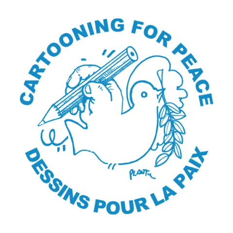 Cartooning for Peace promeut la liberté d’expression, les droits de l’Homme et le respect mutuel entre des populations de différentes cultures ou croyances. 