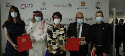 Fonds franco-saoudien de soutien à la population du Liban : convention de financement entre le Comité international de la Croix-Rouge et l’AFD