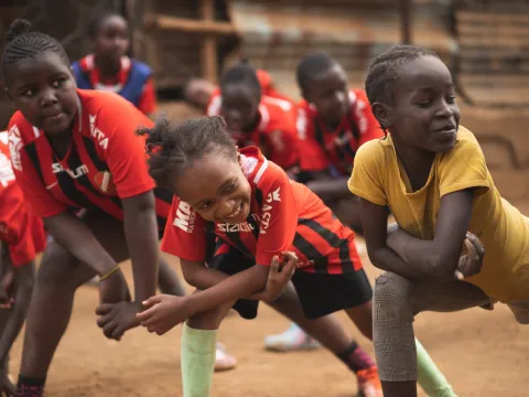 entrainement footbal Kiberia black stars Kenya