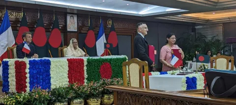 France & Bangladesh Ink €184M Credit Facility Agreement as French President Emmanuel Macron Makes Landmark Visit to Dhaka