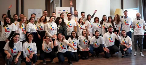 groupe de candidats à l'entrepreneuriat social