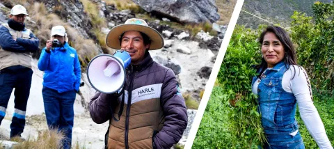 Iván Juro y Yaneth Pampas Perú