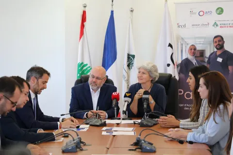 liban projet santé hopitaux afd