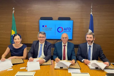 Ana Rachel Freitas da Silva PGFN - Fabio Branco Prefeito Rio Grande Dominique Hautbergue Diretor da AFD no Brasil Olivier Fontan Ministre Conseiller Embaixa