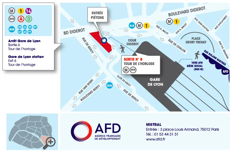 Le Mistral - les services généraux de l'AFD